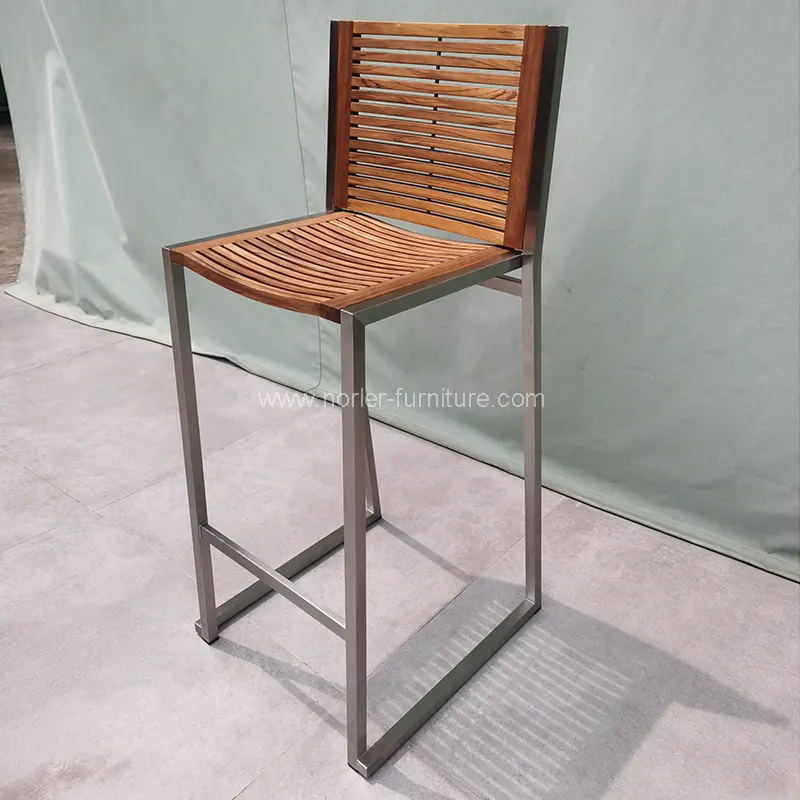Mengapa Anda Harus Memilih Kursi Bar Rangka Jati Stainless Steel Outdoor Modern untuk Teras Anda