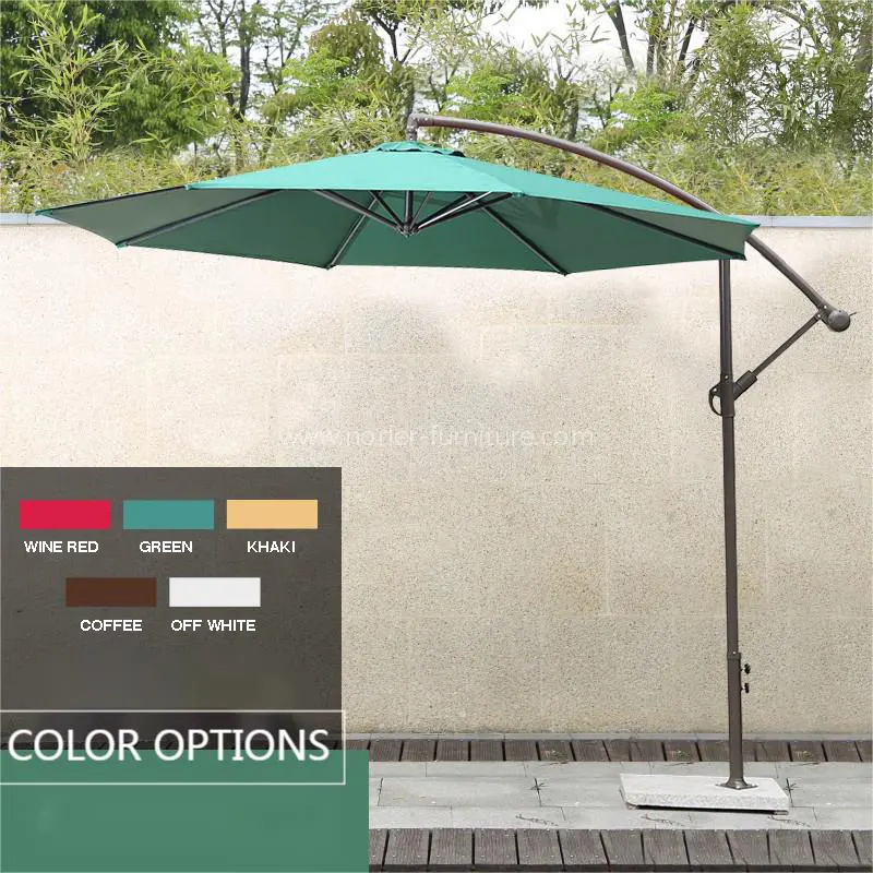 Parasol outdoor pisang all-iron disikat