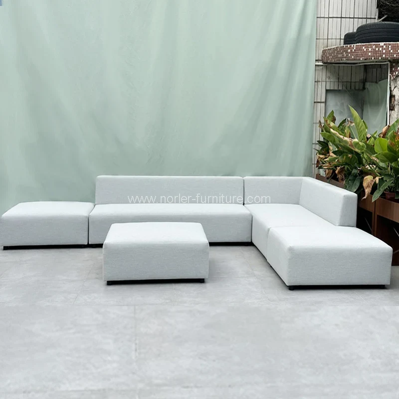 Semua cuaca luar ruangan furnitur sofa kain tahan air
