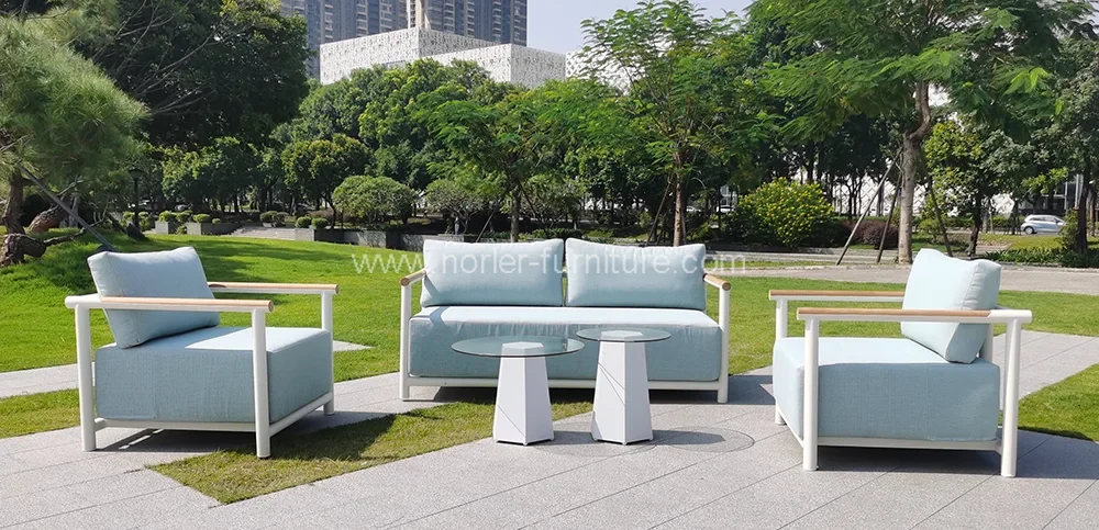 Thickness Aluminum Frame Sofa Set