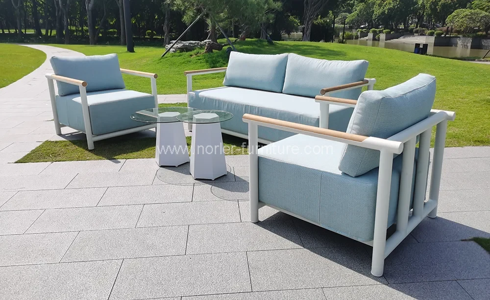 Thickness Aluminum Frame Sofa Set