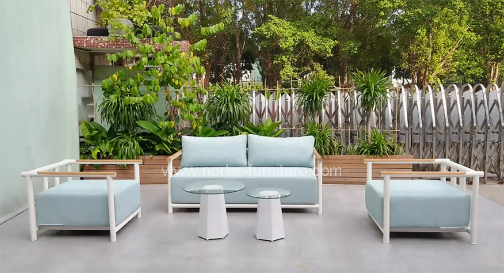 Thickness Aluminum Frame Sofa Set