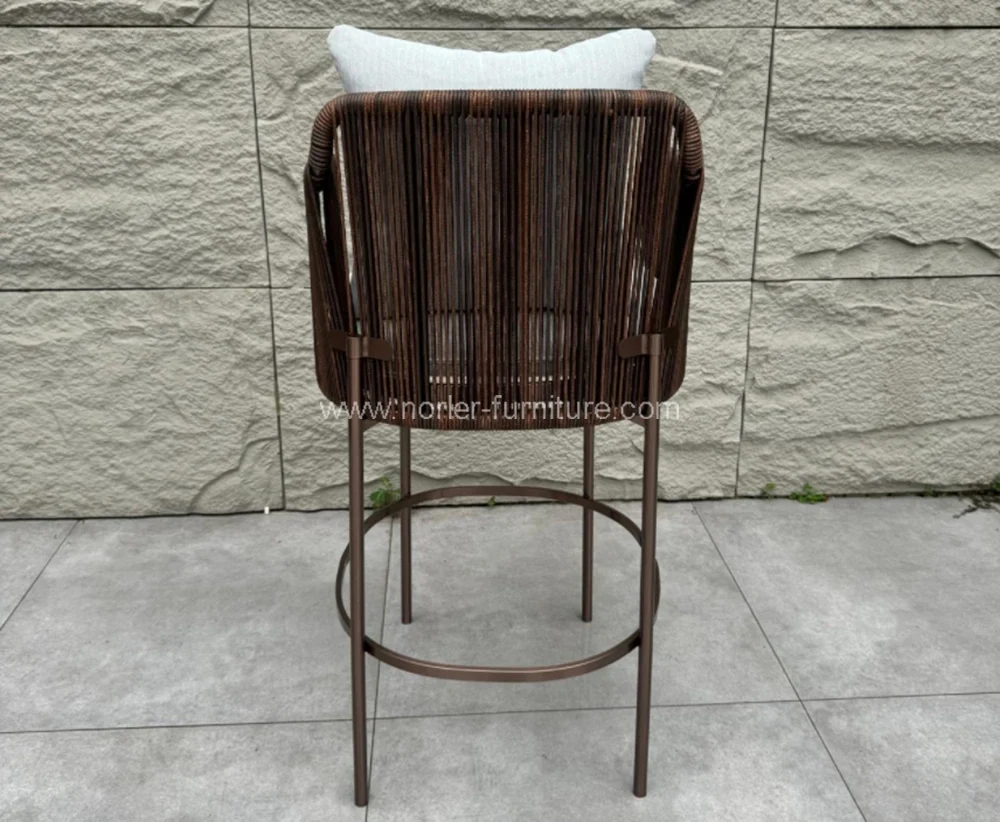 Outdoor Garden Balcony Aluminum Bar Chair