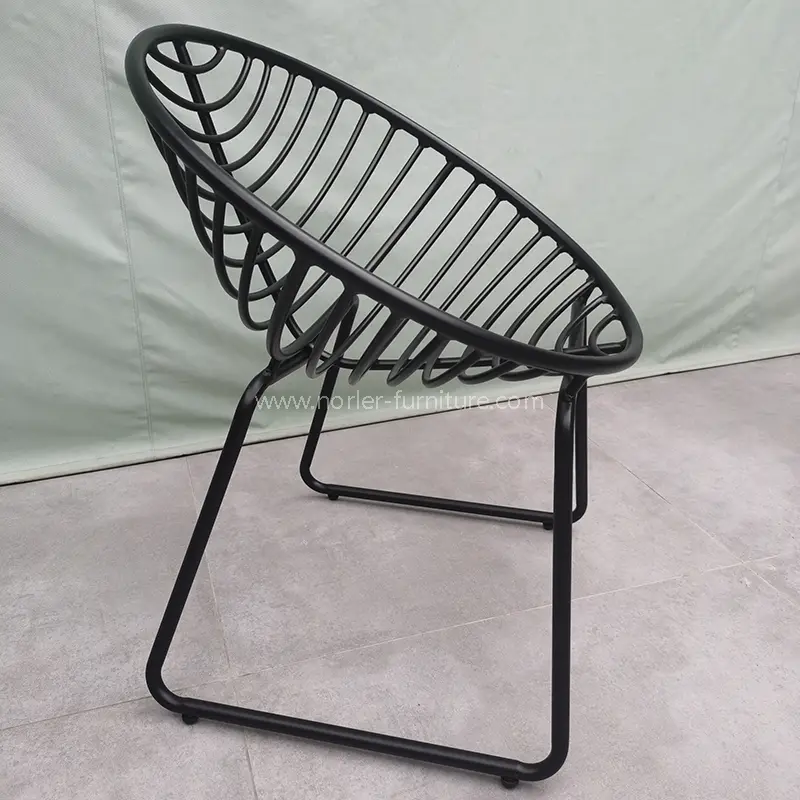 Outdoor Weather Resistant Aluminum Frame Coffee Balcony Set