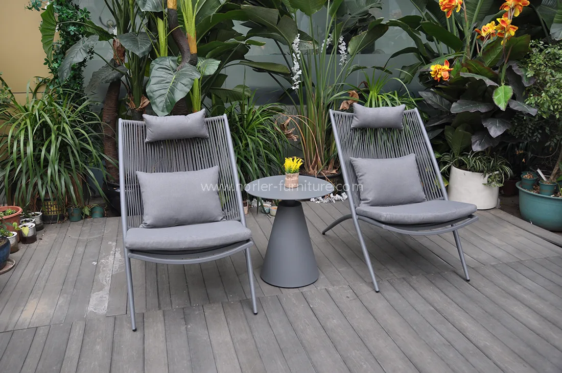 Modern Simple Outdoor Woven Balcony Set