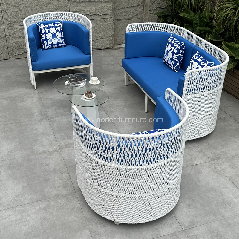 Sofa Outdoor Tali Biru Terbaru