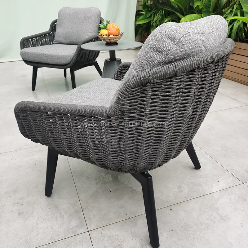 Tali dan kursi tali tangan balkon luar ruangan