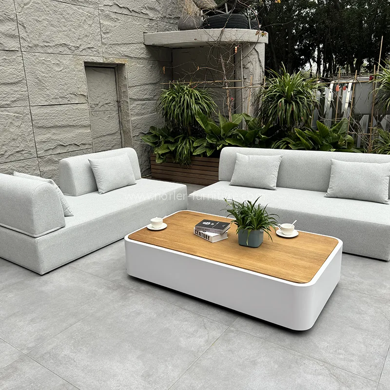 Set sofa kain tahan air outdoor tahan air