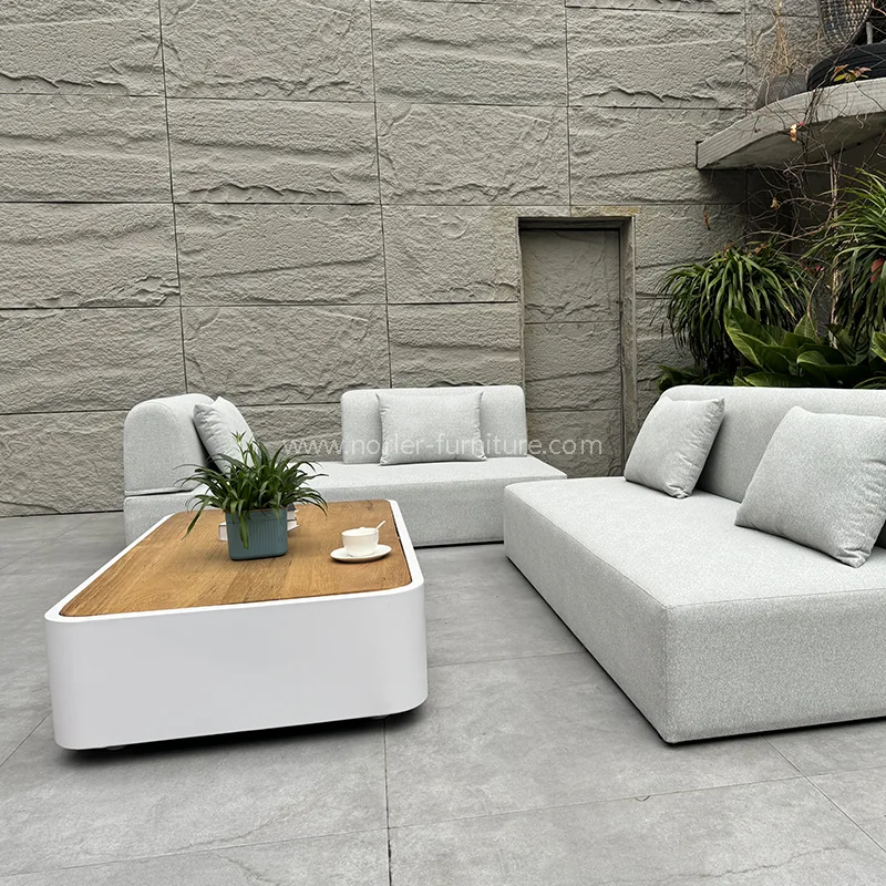 Set sofa kain tahan air outdoor tahan air